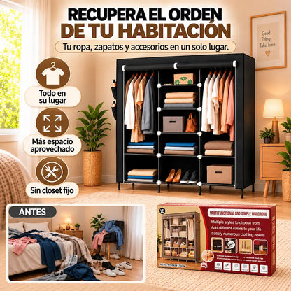 Closet Ropero Armable Portátil 👕 Organiza en un solo lugar de forma práctica