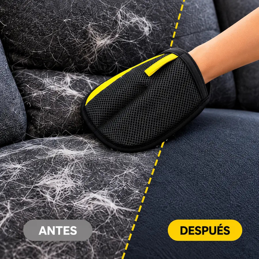 Tapicería de carro con pelos de mascota