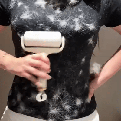 Sofá con pelos de mascota