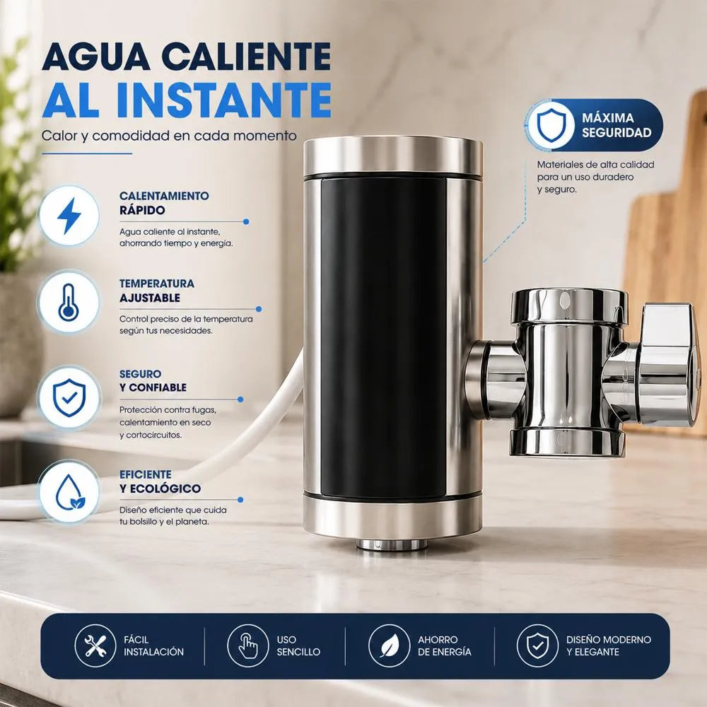Grifo Electrico Calentador |  ¡Agua Caliente al instante!