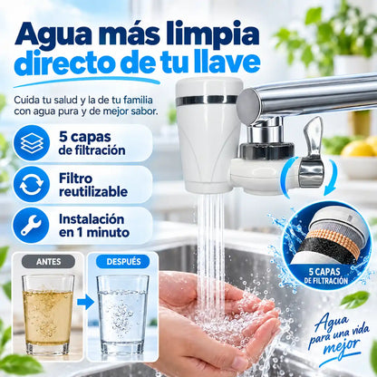 Filtro Purificador: Agua limpia y segura en casa 💦✨