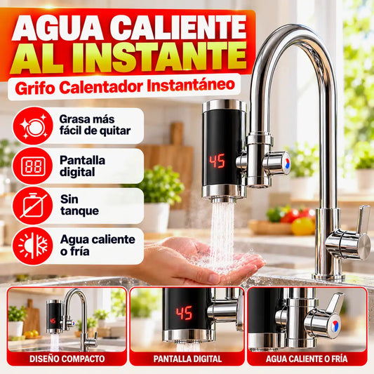 Grifo Electrico Calentador |  ¡Agua Caliente al instante!